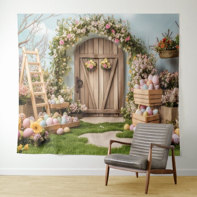 Tapiz Pancarta de pared de arte fotográfico para fiesta  (In situ (horizontal))