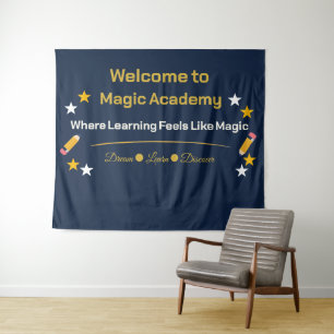 Tapiz Pancarta de Regreso a Clases Decoración de Aula Ba