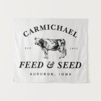 Pancarta personalizada de alimentación y semillas