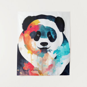 Tapiz Panda Bear Naturaleza salvaje Color animal Pintura