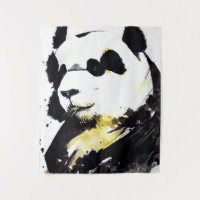 Panda Oso Naturaleza salvaje Pintura de arte espir