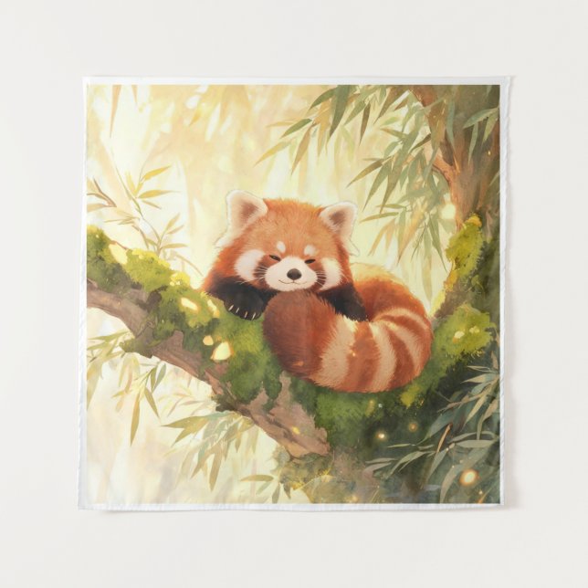 Tapiz Panda Rojo (Anverso)