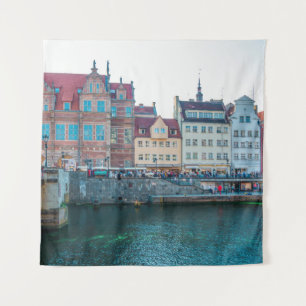 Tapiz Panorama de decoración típica de color medieval o