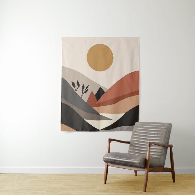 Tapiz Panorama natural abstracto (In situ)