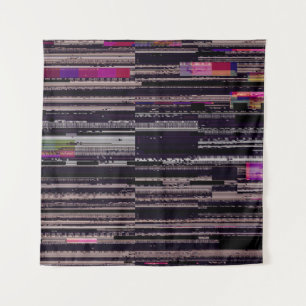 Tapiz Pantalla de TV con píxeles rotos. Fu abstracto