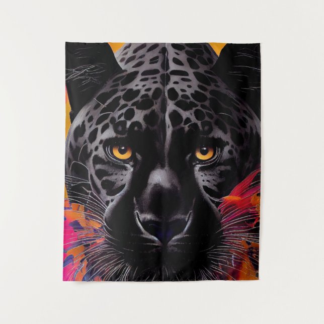 Tapiz Panther Animal Discovery Adventure Nature Planet E (Anverso)