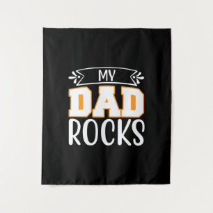 Tapiz Papá Regalos Rocas de mi papá