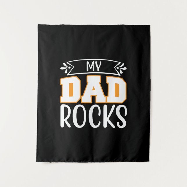 Tapiz Papá Regalos | Rocas de mi papá (Anverso)
