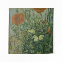 Papas y mariposas de Vincent Van Gogh