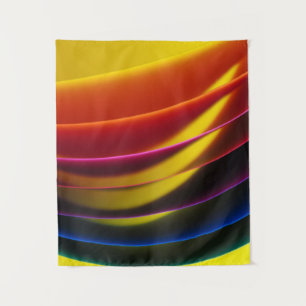 Tapiz Papel de capa amarilla, roja, púrpura, azul y verd