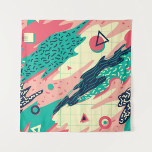 Tapiz Papel de escritorio geométrico Retro Trendy Memphi