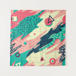 Tapiz Papel de escritorio geométrico Retro Trendy Memphi