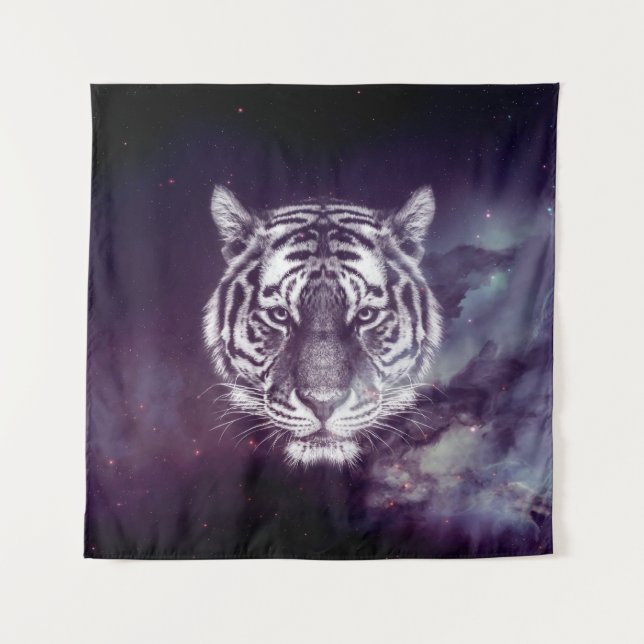 Tapiz Papel de fondo de escritorio Galaxy Tiger Face (Anverso)