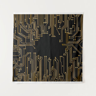 Tapiz Papel de fondo del panel de circuitos