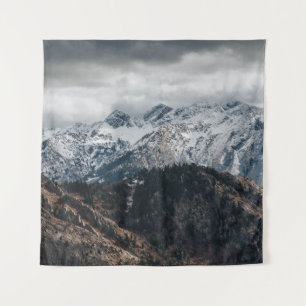 TAPIZ PAPEL DE PALABRA DE LA MONTAÑA DE NIEVE