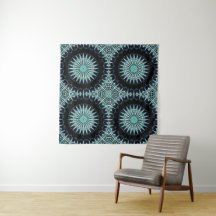 Papel pintado Mandala de Onda de Sonido de Espectr