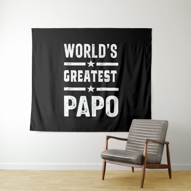 Tapiz Papo Funny más grande del mundo masculino - Día de (In situ (horizontal))
