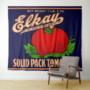 Tapiz Paquete sólido Elkay de los años 30: los tomates p