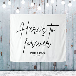 Tapiz Para el Personalizado de la ceremonia de Boda Fore