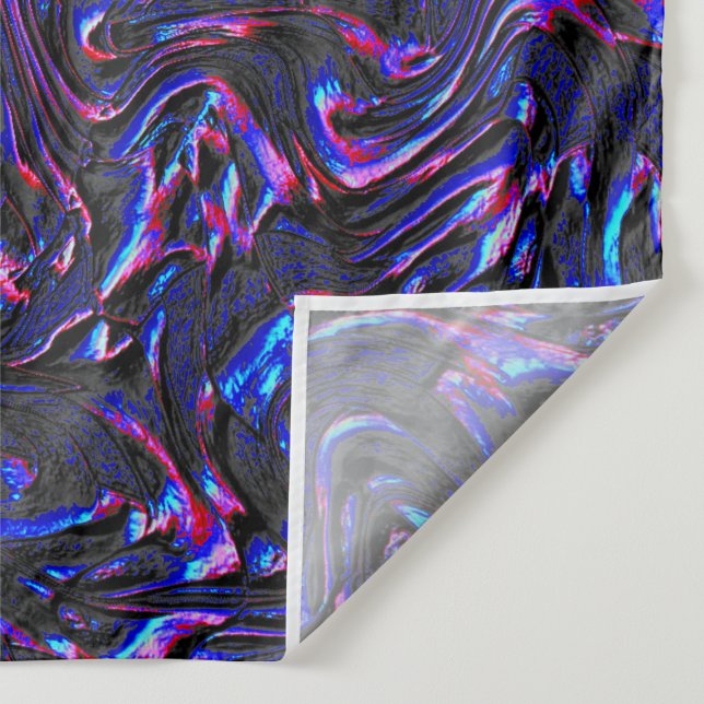 Tapiz Parecen azules y rosados texturados en la pared (Detalle)