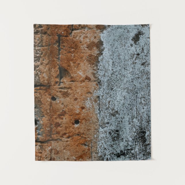 Tapiz Pared de ladrillo marrón (Anverso)