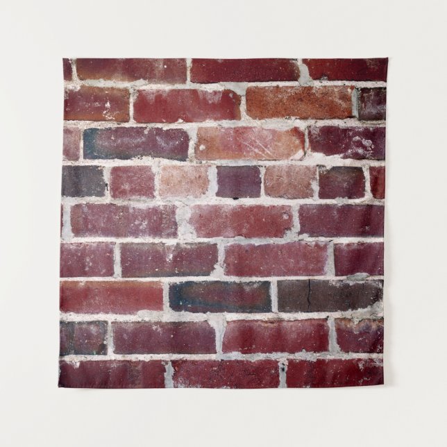 Tapiz Pared de ladrillo marrón (Anverso)