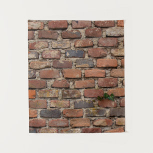 Tapiz Pared de ladrillo marrón