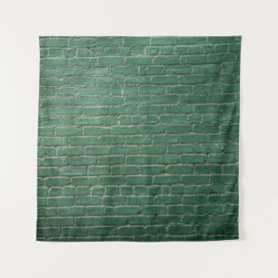 Tapiz Pared pintada de forma verde