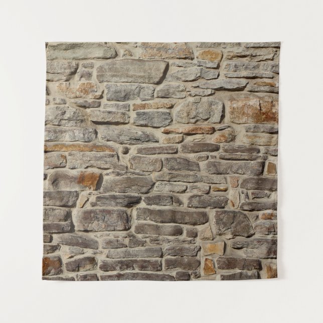 Tapiz Paredes de piedra rústica, decoración texturizada (Anverso)