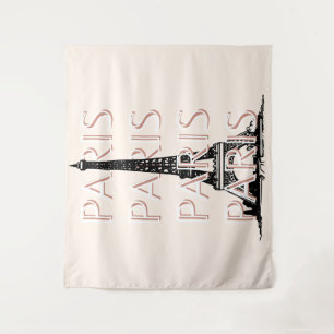 Tapiz París Viajes arte, Viajes de arte, Pastel, Minimal