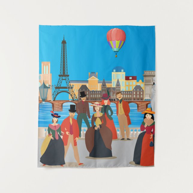 Tapiz París victoriano (Anverso)