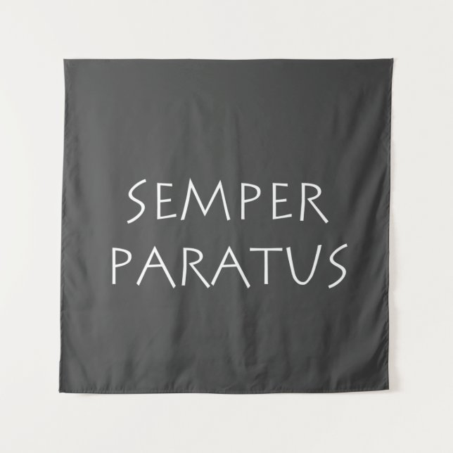 Tapiz Paro semper (Anverso)