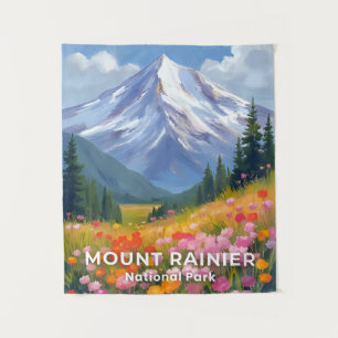 Tapiz Parque Nacional Mount Rainier   Viajes a Washingto