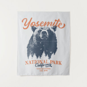 Tapiz Parque nacional Yosemite Grizzly Bear California