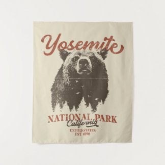 Tapiz Parque nacional Yosemite Grizzly Bear California