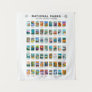 Tapiz Parques nacionales de Estados Unidos