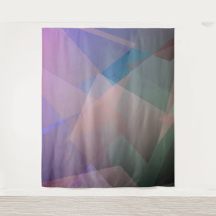 Tapiz Partículas abstractas voladoras Formas geométric