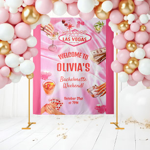 Tapiz Partido de Bachelorette de Las Vegas