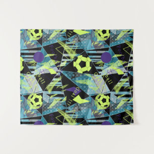 Tapiz partido de fútbol