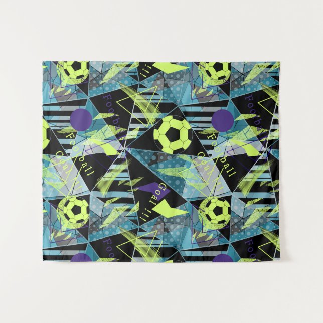 Tapiz partido de fútbol (Anverso (horizontal))