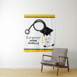 Tapiz Partido de Graduación Escolar de enfermería