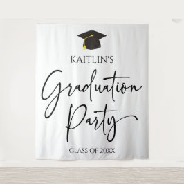 Tapiz Partido de Graduación Moderno minimalista