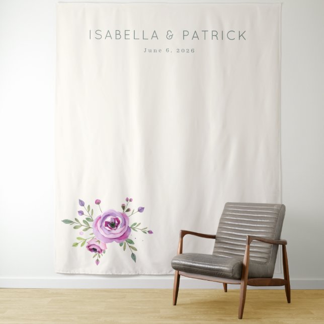 Tapiz Pasado Romántico Floral (In situ)