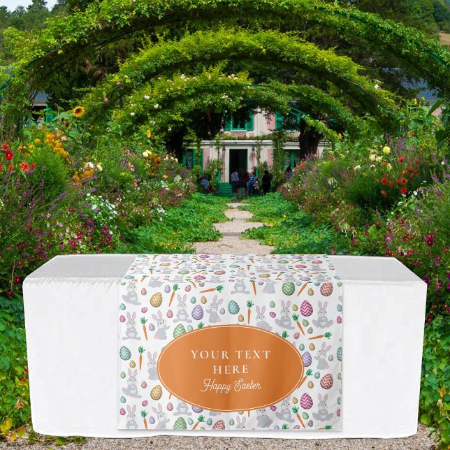 Tapiz Pascua Fiesta Brunch Lunch Table Runner (Easter Bunny Party Brunch Lunch Table Runner Tapestry)