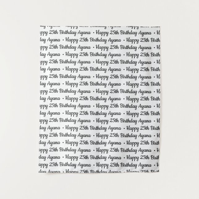 Tapiz Paso de texto Personalizado y Banner de estructura (Anverso)