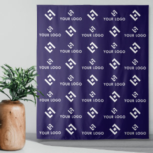 Tapiz Paso del logotipo del evento de negocios naval y c