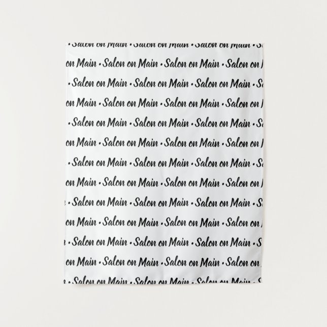 Tapiz Paso simple y repetir negocio pequeño personalizad (Anverso)