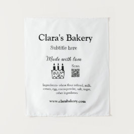 Tapiz Pastel de panadería agregar ingredientes hechos co