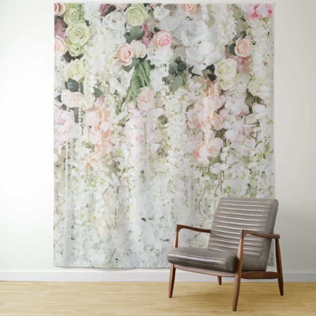 Tapiz Pastel Floral Garland Boda Prop (In situ)