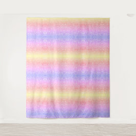 Tapiz Pastel Rainbow Purpurina